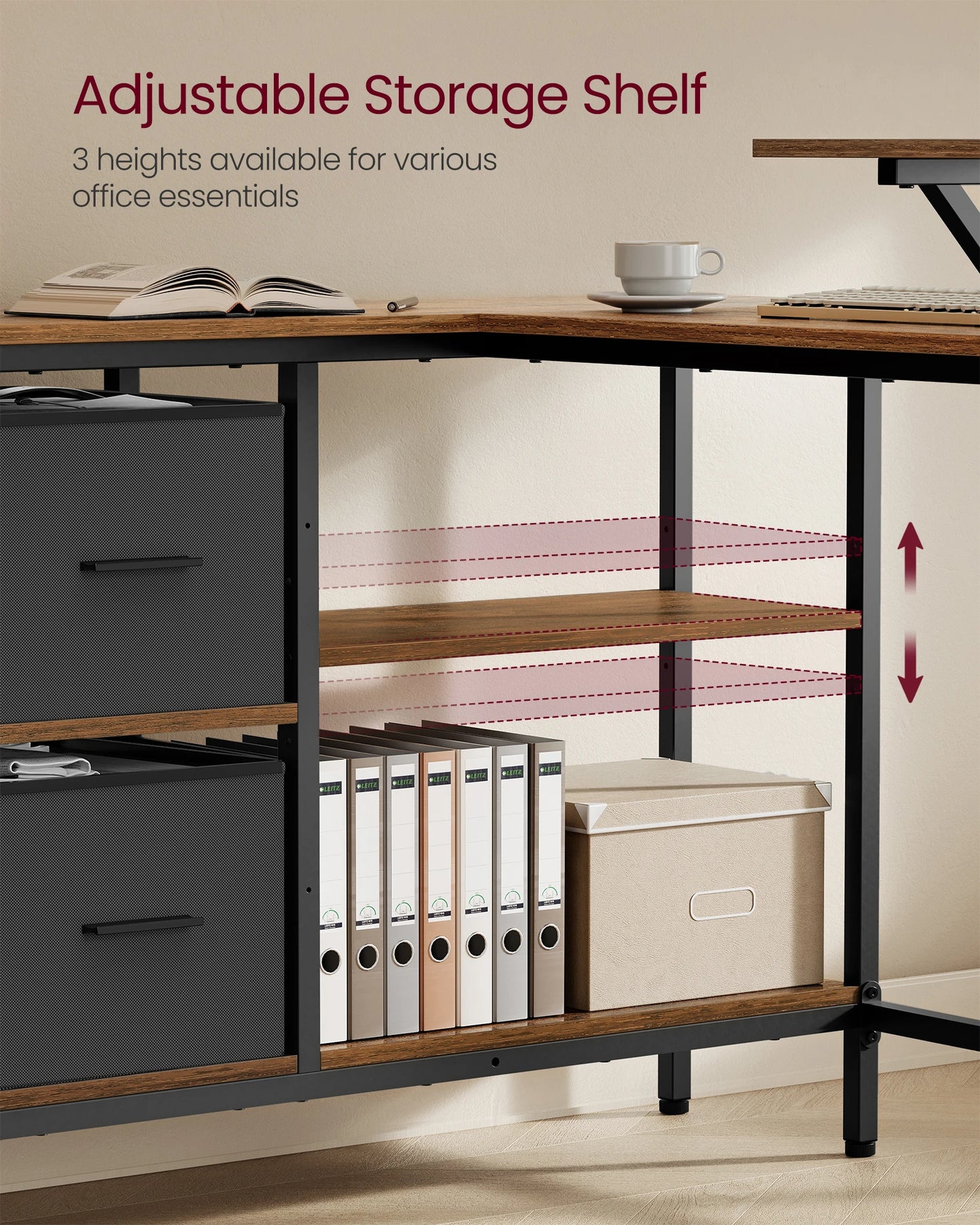 Kinnetics L-Shaped Desk