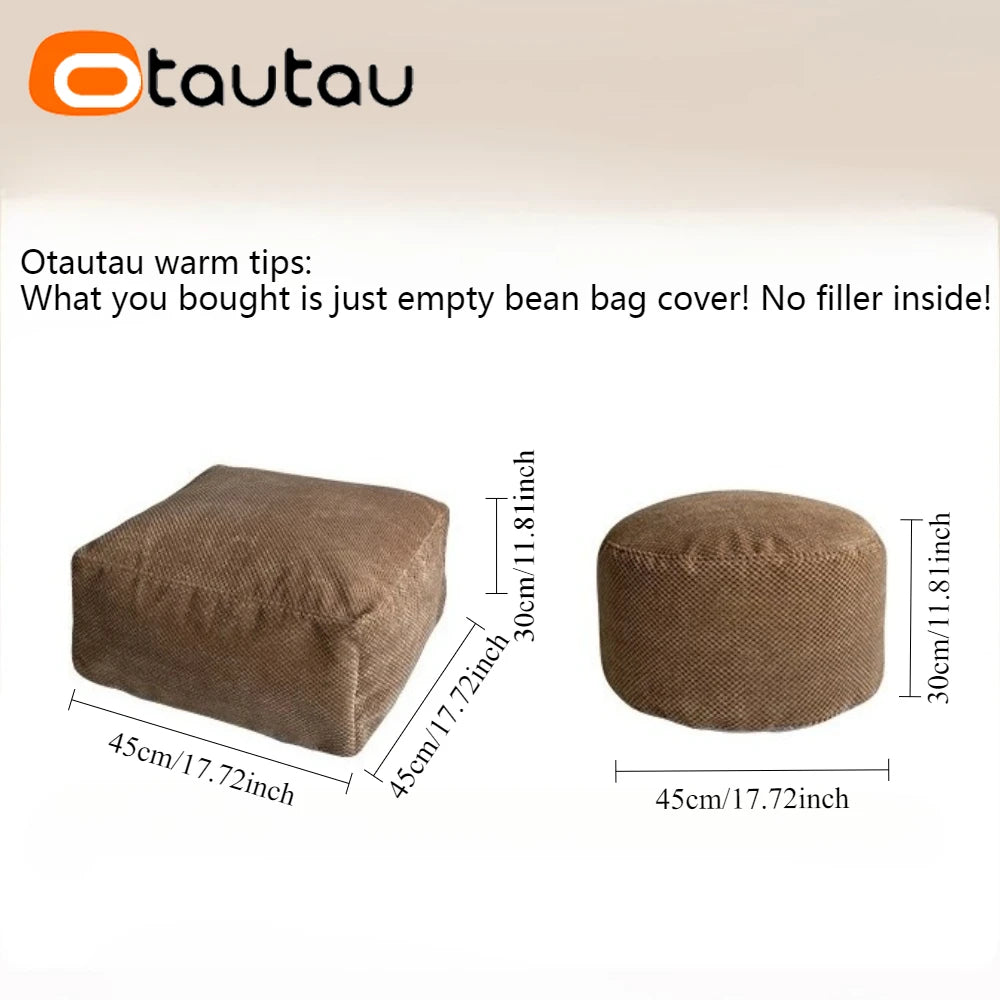 Kinnetics Waffle Corduroy Circular & Square Footrest